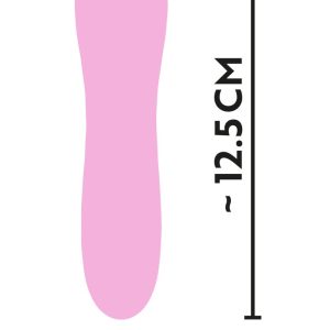 Cuties Mini Vibrator Rose 2.G - Wasserdicht, 7 Vibrationsmodi, inkl. USB-Ladekabel Rosa/Rosegold