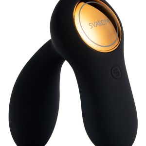 SVAKOM Vick Neo - Leiser Analvibrator für Prostata & Perineum Schwarz/Gold