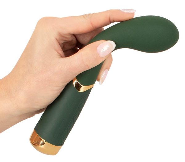 Emerald Love - Luxus G-Punkt Vibrator Grün/Gold