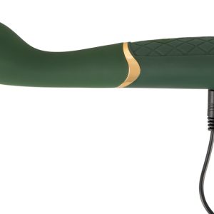 Emerald Love - Luxus G-Punkt Vibrator Grün/Gold