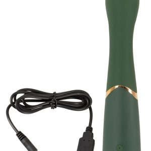 Emerald Love - Luxus G-Punkt Vibrator Grün/Gold