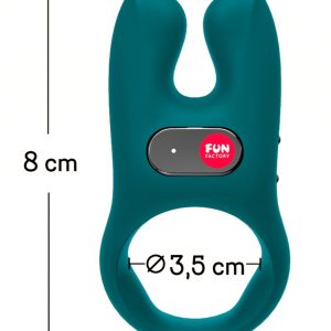 TitanSupreme Vibro-Penisring, Schwarz, 8 cm x 4,2 cm