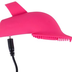 Sweet Smile Licking and Pulsating Finger Stimulator - Oral-Stimulation für Lustpunkte Pink/Gold