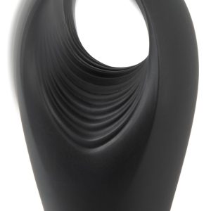 Rebel Cock Vibrator - Flexibler Masturbator mit 10 Vibrationsmodi Schwarz/Silber