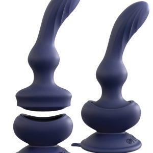 Threesome P-Spot Vibrator - Gebogener Prostata-Vibrator mit Fernbedienung