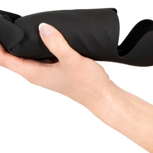 Rebel Vibrating Penis Trainer - Handlicher Masturbator mit 3 Motoren Schwarz/Rot