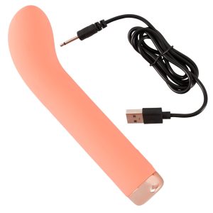 Peachy Mini G-Spot Vibrator - Der kraftvolle Kleine für unterwegs! Koralle/Gold