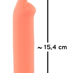 Peachy Mini Trickle Vibrator - Kompakter Spaß für unterwegs! Koralle/Gold