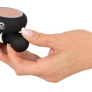 CUPA Warming Mini Massager - Auflegevibrator mit Wärme Schwarz/Kupfer