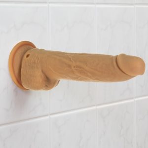 Naked Addiction Stoßvibrator - Realistisches Vergnügen mit Fernbedienung Caramel