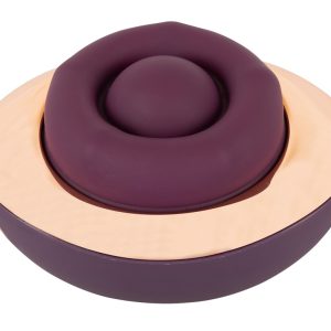 Belou Vulva Massager - Luxuriöser Auflegevibrator mit Rotationskugeln Lila/Rosegold