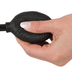 You2Toys Fanny Hill's Butt Plug mit Vibration und Pumpe - Schwarz 12cm