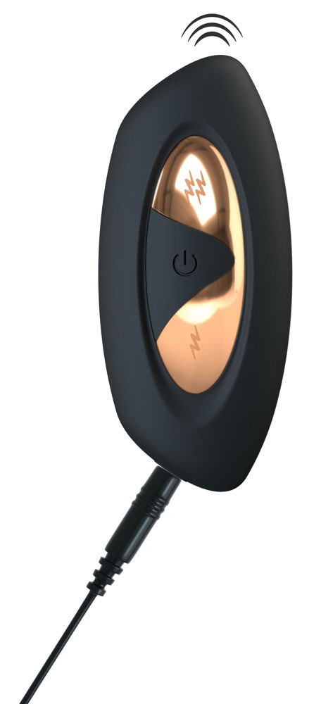 XouXou Luxury RC Vibrating E-Stim Love Ball, Silikon-Plug, 10 Modi, USB-Wiederaufladbar, 18,6 cm