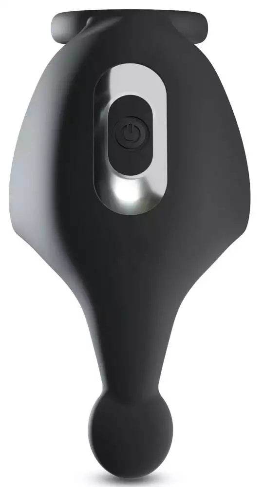 Rebel Hodenvibrator mit Penis- und Hodenring | 10 Vibrationsmodi | Fernbedienung