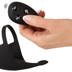 Rebel Hodenvibrator mit Penis- und Hodenring | 10 Vibrationsmodi | Fernbedienung