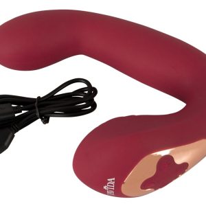 Javida Thumping & Shaking Rabb - Hotspot-Vibrator (70 Zeichen) Bordeaux