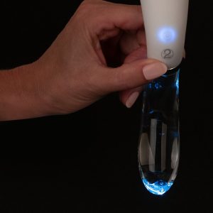 Liaison Curve - Edel eleganter Curve LED Vibrator Weiß/Transparent