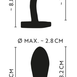 ANOS Regenbogen Metall Butt Plug Set Regenbogen