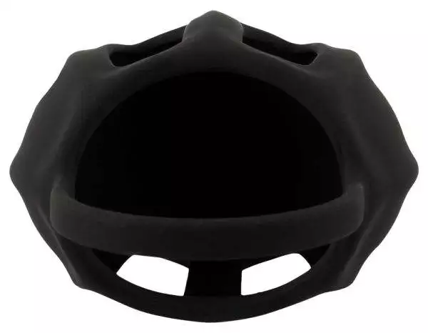 Black Velvets Ball cage with butt plug - Penisring, Hodenkäfig und Analplug aus Silikon