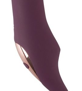 Javida Nodding Tip Vibrator - Doppelvibrator für Dual-Stimulation Lila/Rosegold