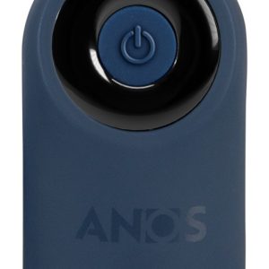 ANOS Rotating Prostate Plug - Vibro-Analplug mit Fernbedienung blau