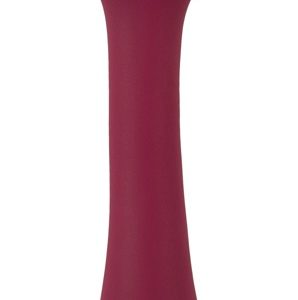 Rosenrot Bendable G-Spot Vibrator - Konische Rose, 20 cm, Schwarz