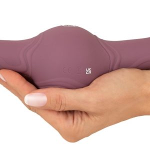 You2Toys Turbo Shaker Double Lover, Doppelvibrator, Silikon, Schwarz/Rosa, USB-wiederaufladbar