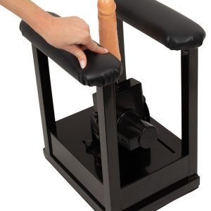 The Banger - Strombetriebener Sex-Maschine Sit-On-Climaxer inklusive Naturdildo