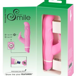 Sweet Smile G-Bunny - Rabbitvibrator mit G-Punkt-Spitze, 2 Motoren, 7 Vibrationsmodi