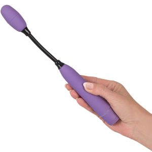 You2Toys Flex Vibrator - Flexibler Stabvibrator mit langer Reichweite lila mit schwarz