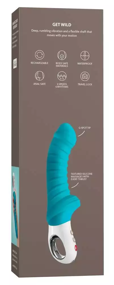 Fun Factory Tiger G5 - G-Punkt-Vibrator, Silikon, Schwarz Fun Factory Tiger G5 - G-Punkt-Vibrator, Silikon, Schwarz
