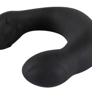 Rebel Prostate Stimulator - C-förmiger Prostatavibrator Schwarz, Silber