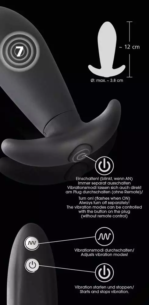 You2Toys Vibro Plug - Analer Genuss mit 7 Vibrationsmodi You2Toys Vibro Plug - Analer Genuss mit 7 Vibrationsmodi