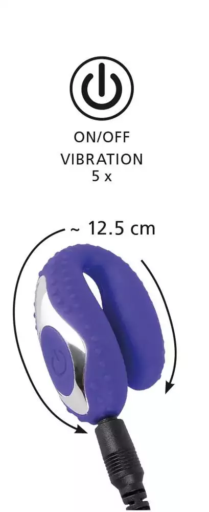 You2Toys - Lippenzauber Vibrator Lila, Silber