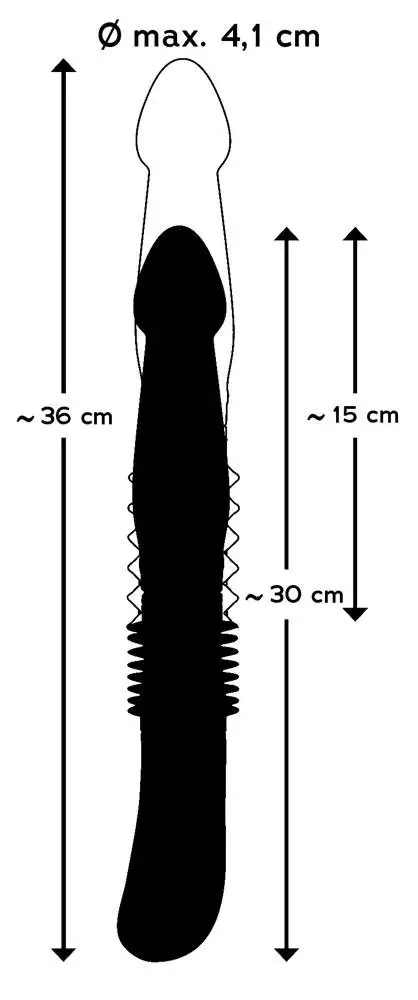 You2Toys Push it - Vibrator mit 7 Vibrationsmodi, 3 Stoßmodi You2Toys Push it - Vibrator mit 7 Vibrationsmodi, 3 Stoßmodi