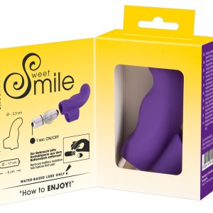 Sweet Smile G-Punkt Fingervibrator Schwarz, Silber