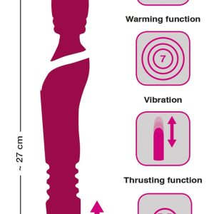 Javida Massagestab mit Wärmefunktion und Stoßfunktion