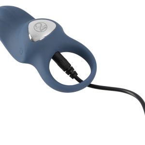 You2Toys Vibro-Penisring mit 10 Modi Blau/Silber