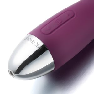 SVAKOM Amy Pale Pink - G-Punkt-Vibrator Lila/Silber