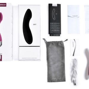 SVAKOM Amy Pale Pink - G-Punkt-Vibrator Lila/Silber