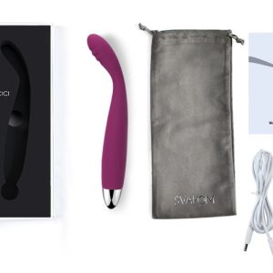 SVAKOM Cici Violet - Flexibler G-Punkt Vibrator Lila/Silber