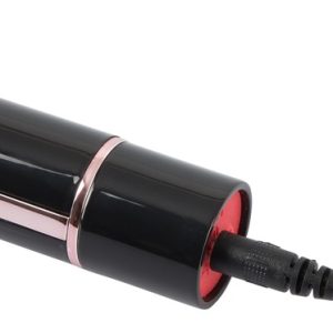 You2Toys Lippenstift-Vibrator: Mini, handlich, 10 Vibrationsmodi, wiederaufladbar Schwarz/Rot/Rosa