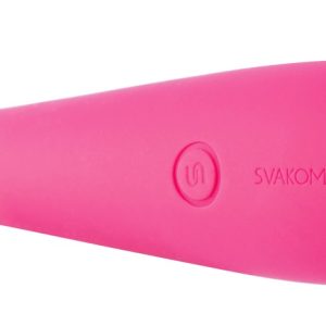 SVAKOM G-Punkt-Vibrator Iris Plum Red Rot/Silber