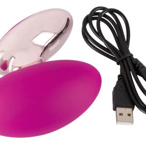 Couples Choice Mini-Massager: Handlich, 10 Vibrationsmodi, Soft Touch Material, inkl. USB-Ladekabel Beere/Rosegold