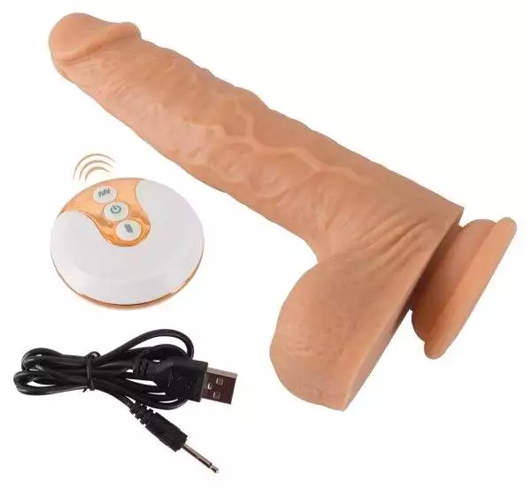 You2Toys Stoßvibrator mit Saugfuß - Realistisches Design, kabellose Fernbedienung