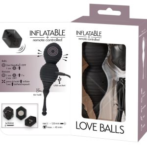 RC Love Balls - Vibrokugel-Duo mit Pump-Funktion