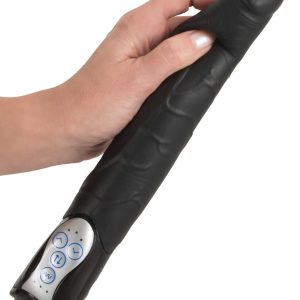 You2Toys Push Vibrator - Stoßfunktion, 3 Geschwindigkeiten Schwarz/Silber