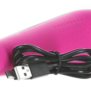 palmpower Extreme Black - Ergonomisch geformter Massagestab mit 7 Vibrationsmodi Pink/Schwarz/Silber