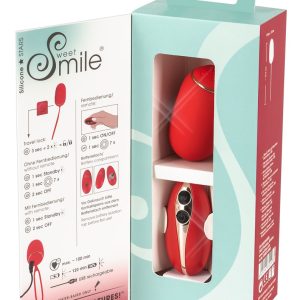 Sweet Smile Vibrokugel "RC Love Ball" - 7 Vibrationsmodi, wasserdicht, inkl. USB-Ladekabel Rot/Rosegold