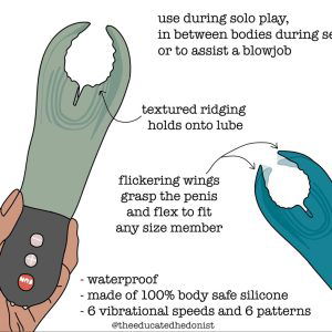 Lustgeflüster - Vibro-Masturbator für Männer, wasserdicht, wiederaufladbar, 12 Vibrationsmodi